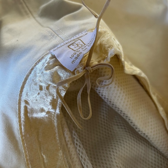 “Something Special” White Large 100%Cotton Sun Hat w/Adorable Back Bow - Picture 6 of 8